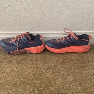 Hoka trail running shoes. Size 5
